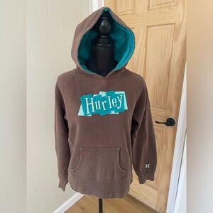 Hurley brown Hoodie size L - Juniors